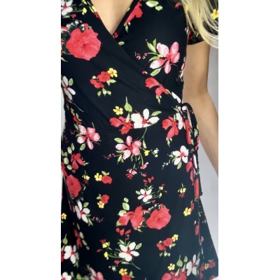 Krótka sukienka na zakładkę Nobo rozm. L