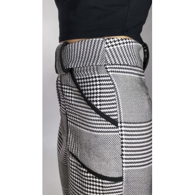 Spodnie z ozdobnymi przeszyciami 7th Avenue rozm. M