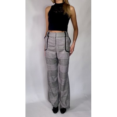 Spodnie z ozdobnymi przeszyciami 7th Avenue rozm. M