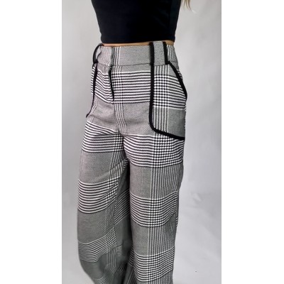 Spodnie z ozdobnymi przeszyciami 7th Avenue rozm. M