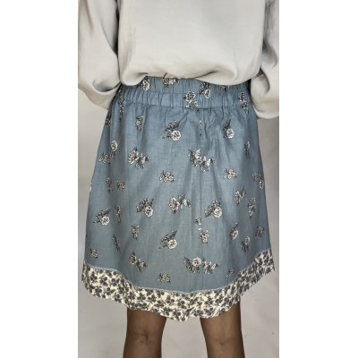 Spódnica z lnu i wiskozy Loft Outlet rozm. XS-S