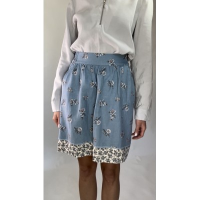 Spódnica z lnu i wiskozy Loft Outlet rozm. XS-S