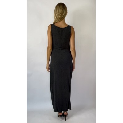 Długa sukienka z wiskozy Feathers rozm. M