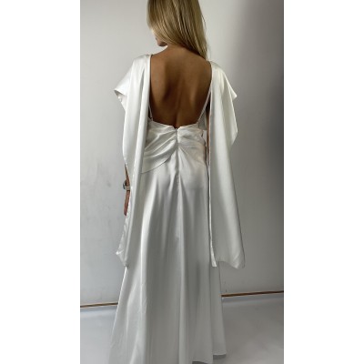 Asos Design Satynowa suknia ślubna rozm. XS