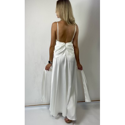 Asos Design Satynowa suknia ślubna rozm. XS