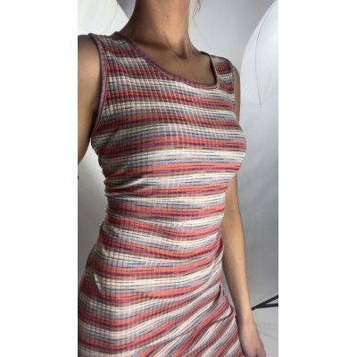 Prążkowana sukienka w paski rozm. S