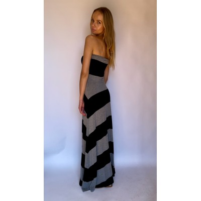 Maxi sukienka w szerokie paski rozm. XS-S