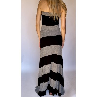 Maxi sukienka w szerokie paski rozm. XS-S