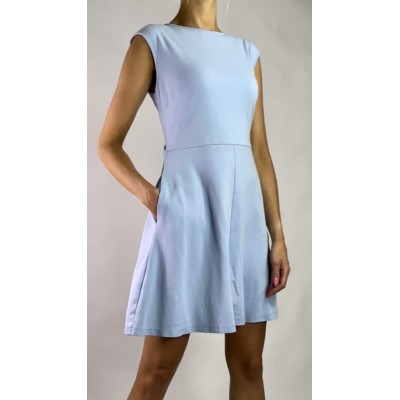 Błękitna sukienka z bawełny New York & Company rozm. S