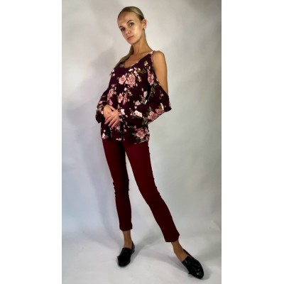 Bluzka z odkrytymi ramionami American Eagle rozm. M-L