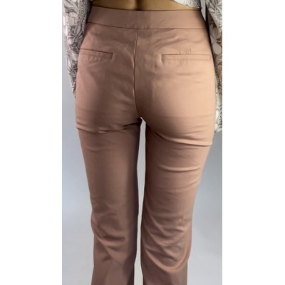 Łososiowe spodnie z guzikami Express rozm. M