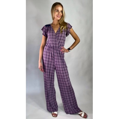 Długi kombinezon z wiskozy Loveappella rozm. XS-S